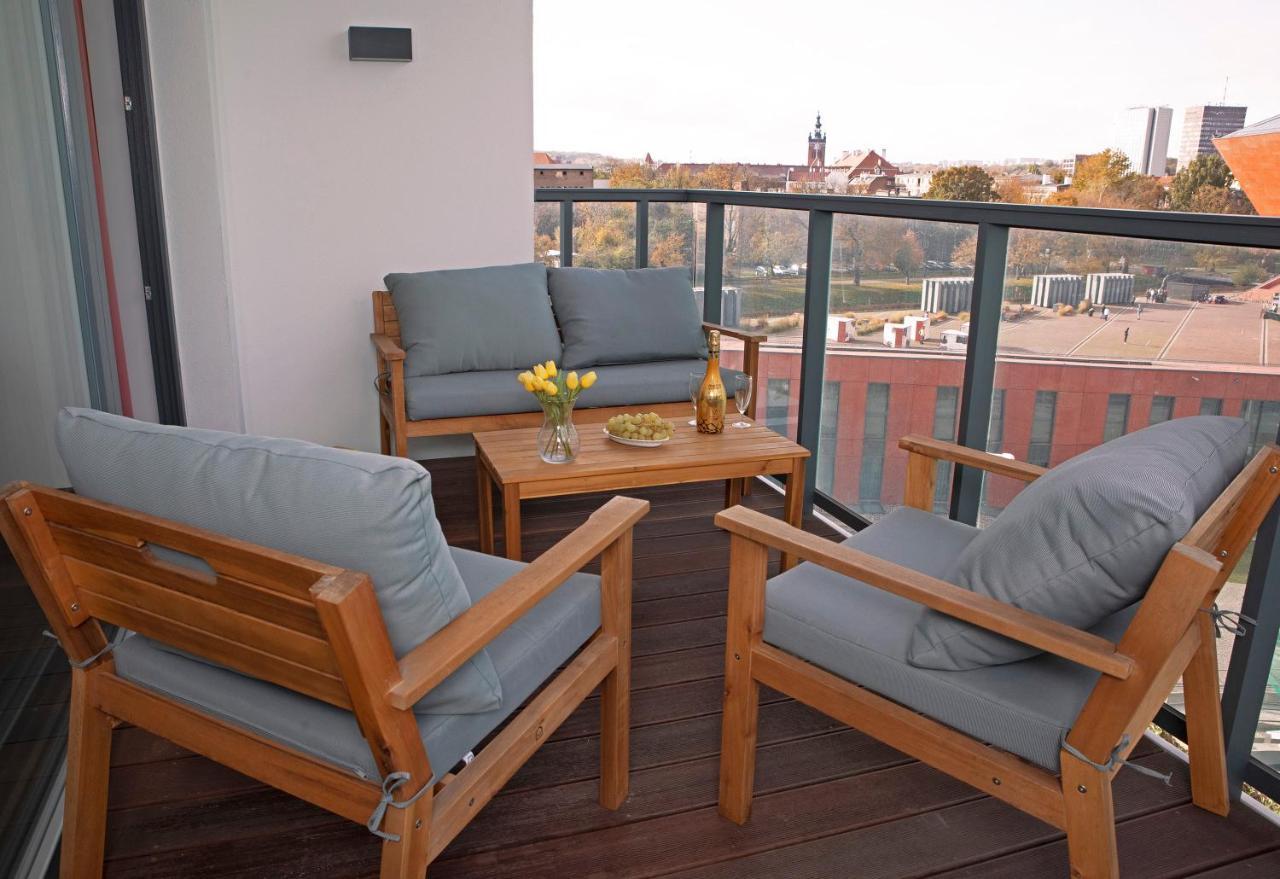 Luxus Apartament Fitness&Spa Z Sauna I Silownia 格但斯克 外观 照片