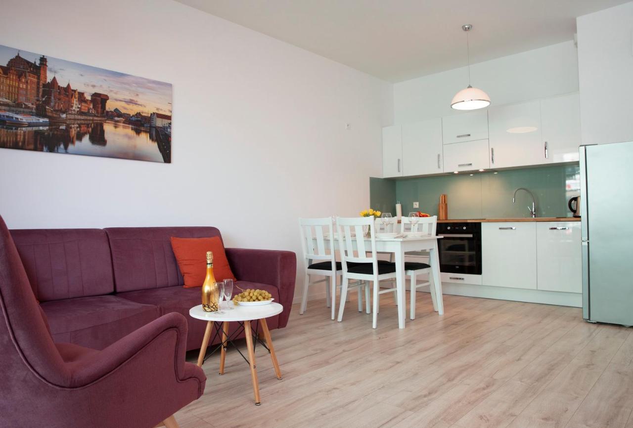 Luxus Apartament Fitness&Spa Z Sauna I Silownia 格但斯克 外观 照片